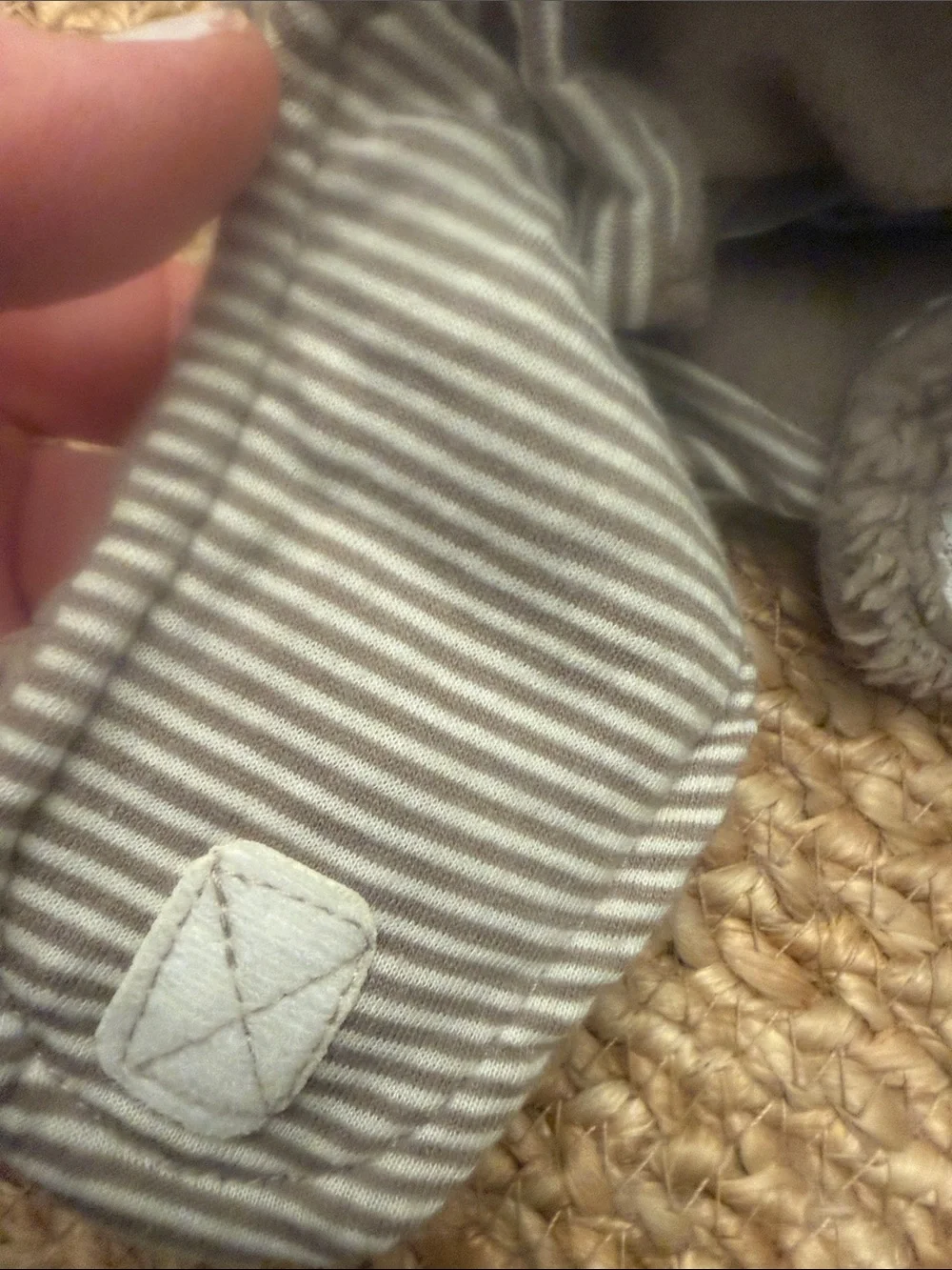 Carter's Cozy Gray Plush Bear Hat for Kids